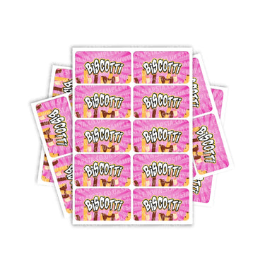 Biscotti Rectangle / Pre-Roll Labels - Pre-Roll (10.16cm x 6.7cm) / 10