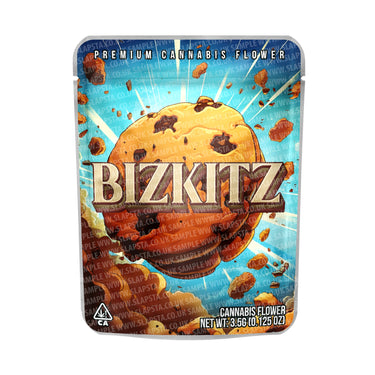 Bizkitz Mylar Pouches Pre - Labeled - 3.5g (1/8oz)