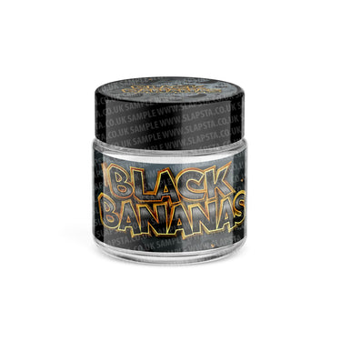 Black Bananas Glass Jars Pre - Labeled - 3.5grams (1/8oz)