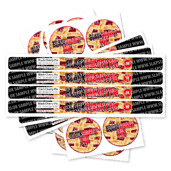 Black Cherry Pie Pressitin Strain Labels - SLAPSTA