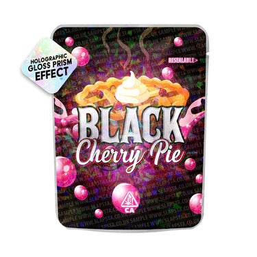 Black Cherry Pie SFX Mylar Pouches Pre-Labeled - 3.5g (1/8oz) / No / 16pcs