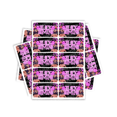 Black Domina Rectangle / Pre-Roll Labels - Pre-Roll (10.16cm x 6.7cm) / 10