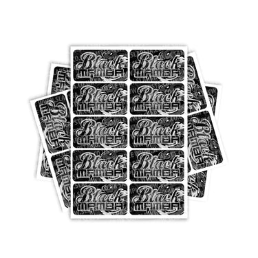 Black Mamba Rectangle / Pre-Roll Labels - Pre-Roll (10.16cm x 6.7cm) / 10