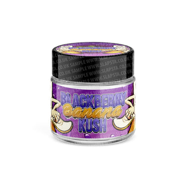 Blackberry Banana Kush Glass Jars Pre - Labeled - 3.5grams (1/8oz)