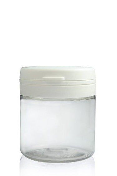 Blank 50ml Jars w/ Tamper Proof Strip - 50pcs / Black