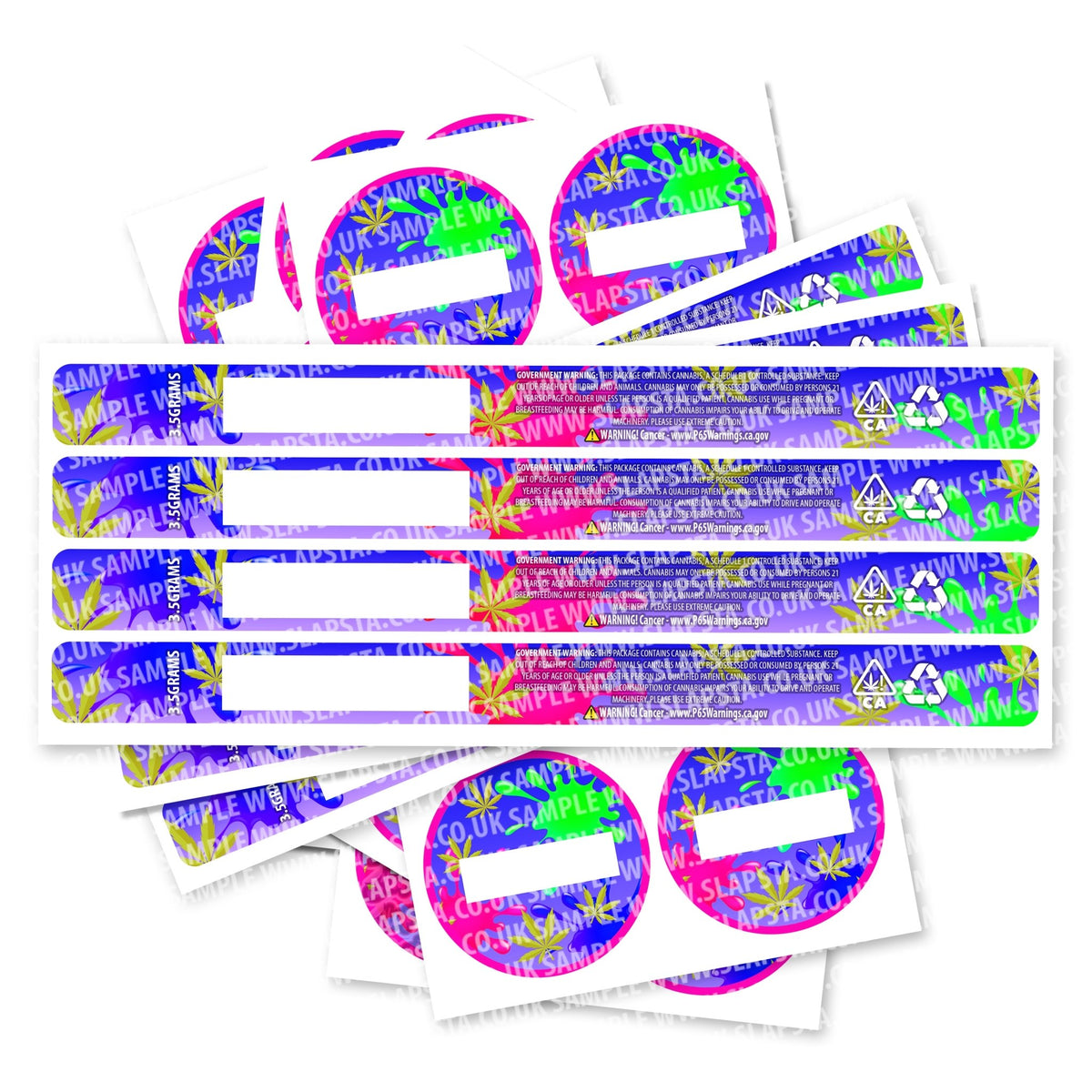 SLAPSTA - Blank Pressitin Strain Labels