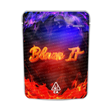 Blaze It Mylar Pouches Pre - Labeled - 3.5g (1/8oz)