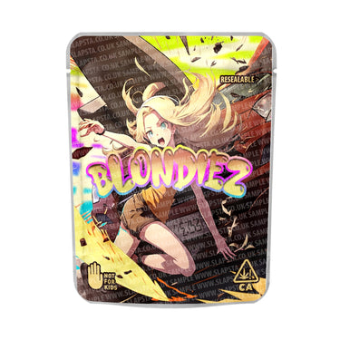 Blondiez Mylar Pouches Pre - Labeled - 3.5g (1/8oz)