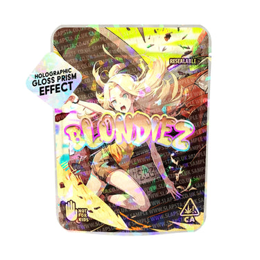 Blondiez SFX Mylar Pouches Pre - Labeled - 3.5g (1/8oz)