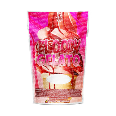 Bloody Gelato Mylar Pouches Pre-Labeled - 3.5g (1/8oz) / No / 16pcs