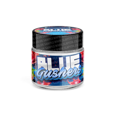 Blue Gushers Glass Jars Pre - Labeled - 3.5grams (1/8oz)