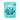 Blue Ice Cream Cake Mylar Pouches Pre - Labeled - 3.5g (1/8oz)