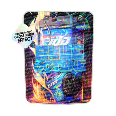 Blue Octane SFX Mylar Pouches Pre - Labeled - 3.5g (1/8oz)