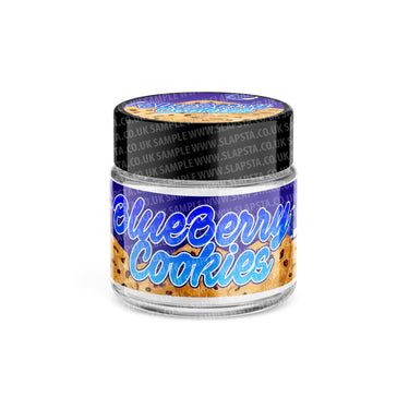 Blueberry Cookies Glass Jars Pre - Labeled - 3.5grams (1/8oz)