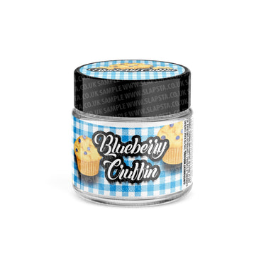 Blueberry Cruffin Glass Jars Pre - Labeled - 3.5grams (1/8oz)