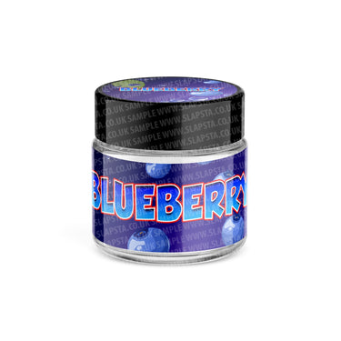 Blueberry Glass Jars Pre - Labeled - 3.5grams (1/8oz)