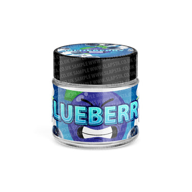 Blueberry Glass Jars Pre - Labeled - 3.5grams (1/8oz)