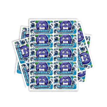 Blueberry Rectangle / Pre-Roll Labels - Pre-Roll (10.16cm x 6.7cm) / 10