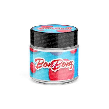Bon Bons Glass Jars Pre - Labeled - 3.5grams (1/8oz)