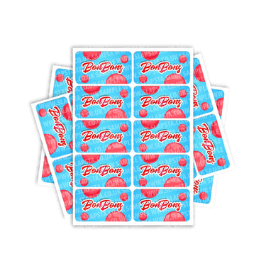 Bon Bons Rectangle / Pre-Roll Labels - Pre-Roll (10.16cm x 6.7cm) / 10