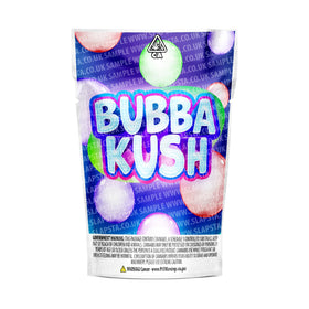 Bubba Kush Mylar Pouches Pre-Labeled