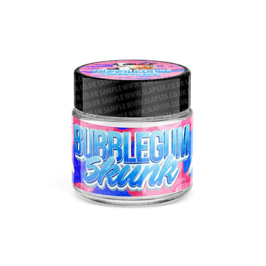 Bubblegum Skunk Glass Jars Pre - Labeled - 3.5grams (1/8oz)