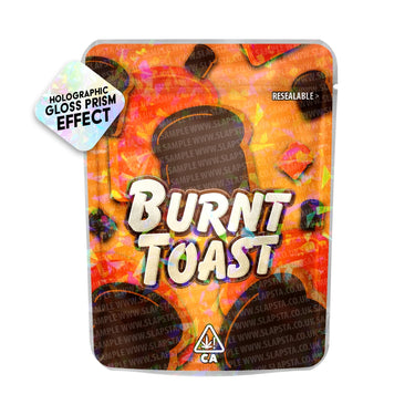 Burnt Toast SFX Mylar Pouches Pre-Labeled - 3.5g (1/8oz) / No / 16pcs
