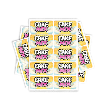 Cake Mix Rectangle / Pre-Roll Labels - Pre-Roll (10.16cm x 6.7cm) / 10