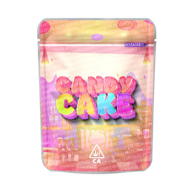Candy Cake Mylar Pouches Pre - Labeled - 3.5g (1/8oz)