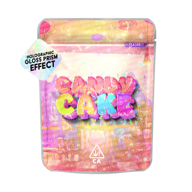 Candy Cake SFX Mylar Pouches Pre - Labeled - 3.5g (1/8oz)