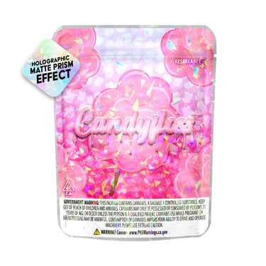 Candy Floss SFX Mylar Pouches Pre - Labeled - 3.5g (1/8oz)