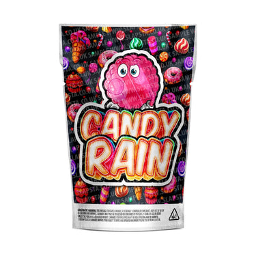 Candy Rain Mylar Pouches Pre-Labeled - 3.5g (1/8oz) / No / 16pcs