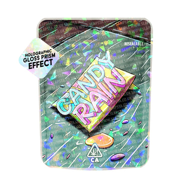 Candy Rain SFX Mylar Pouches Pre - Labeled - 3.5g (1/8oz)