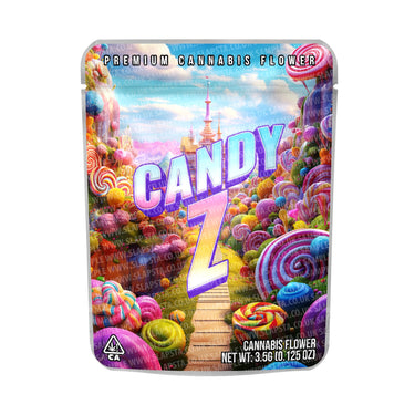 Candy Z Mylar Pouches Pre - Labeled - 3.5g (1/8oz)