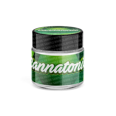 Cannatonic Glass Jars Pre - Labeled - 3.5grams (1/8oz)