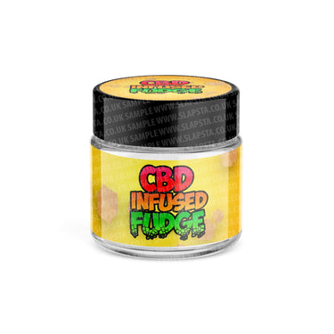 CBD Infused Fudge Glass Jars Pre - Labeled - 3.5grams (1/8oz)