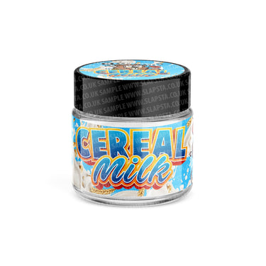 Cereal Milk Glass Jars Pre - Labeled - 3.5grams (1/8oz)