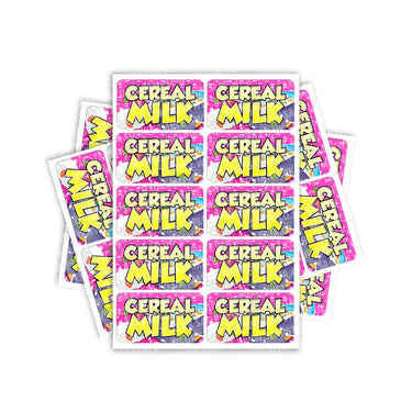 Cereal Milk Rectangle / Pre-Roll Labels - Pre-Roll (10.16cm x 6.7cm) / 10