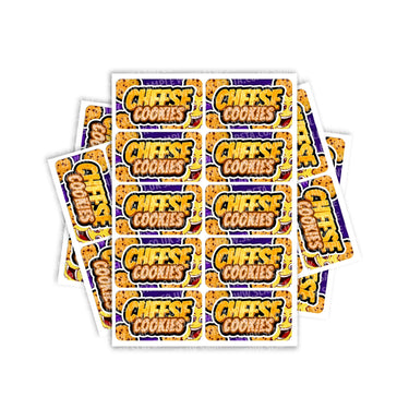 Cheese Cookies Rectangle / Pre-Roll Labels - Pre-Roll (10.16cm x 6.7cm) / 10