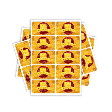 Cheese Rectangle / Pre-Roll Labels - Pre-Roll (10.16cm x 6.7cm) / 10