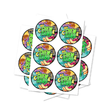 Chemdawg Circular Stickers - 2.5cm