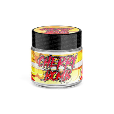 Cherry Bomb Glass Jars Pre - Labeled - 3.5grams (1/8oz)