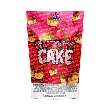 Cherry Cake Mylar Pouches Pre-Labeled - 3.5g (1/8oz) / No / 16pcs