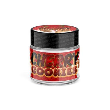 Cherry Cookies Glass Jars Pre - Labeled - 3.5grams (1/8oz)