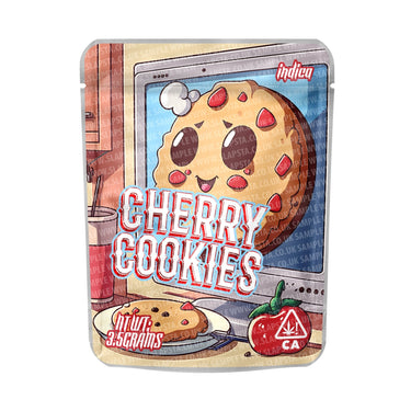 Cherry Cookies Mylar Pouches Pre - Labeled - 3.5g (1/8oz)