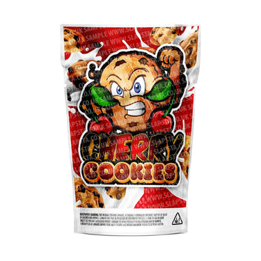 Cherry Cookies Mylar Pouches Pre-Labeled - 3.5g (1/8oz) / No / 16pcs