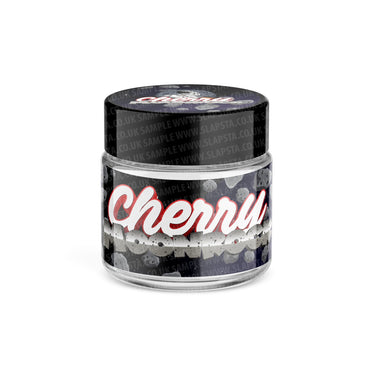 Cherry Moonrocks Glass Jars Pre - Labeled - 3.5grams (1/8oz)