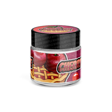 Cherry Pie Glass Jars Pre - Labeled - 3.5grams (1/8oz)