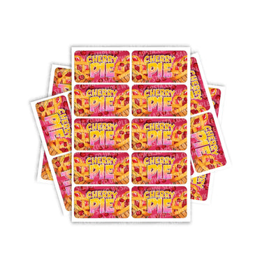 Cherry Pie Rectangle / Pre-Roll Labels - Pre-Roll (10.16cm x 6.7cm) / 10