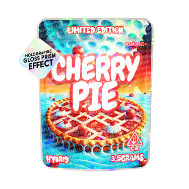 Cherry Pie SFX Mylar Pouches Pre - Labeled - 3.5g (1/8oz)